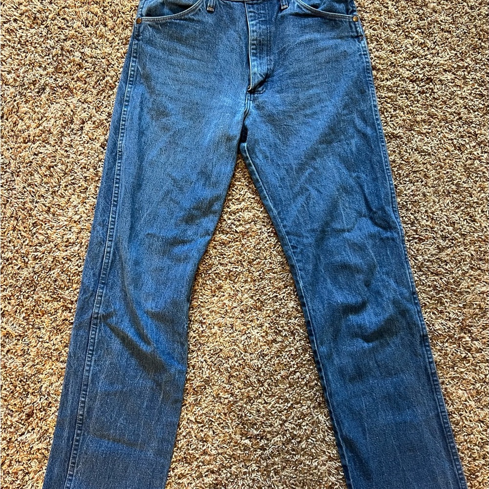Wrangler Men's Straight Blue Jeans
